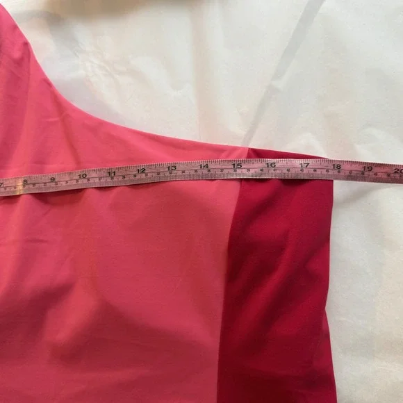 Outdoor Voices One Shoulder Dress Azalea/Ruby XL NWT - Picture 9 of 9